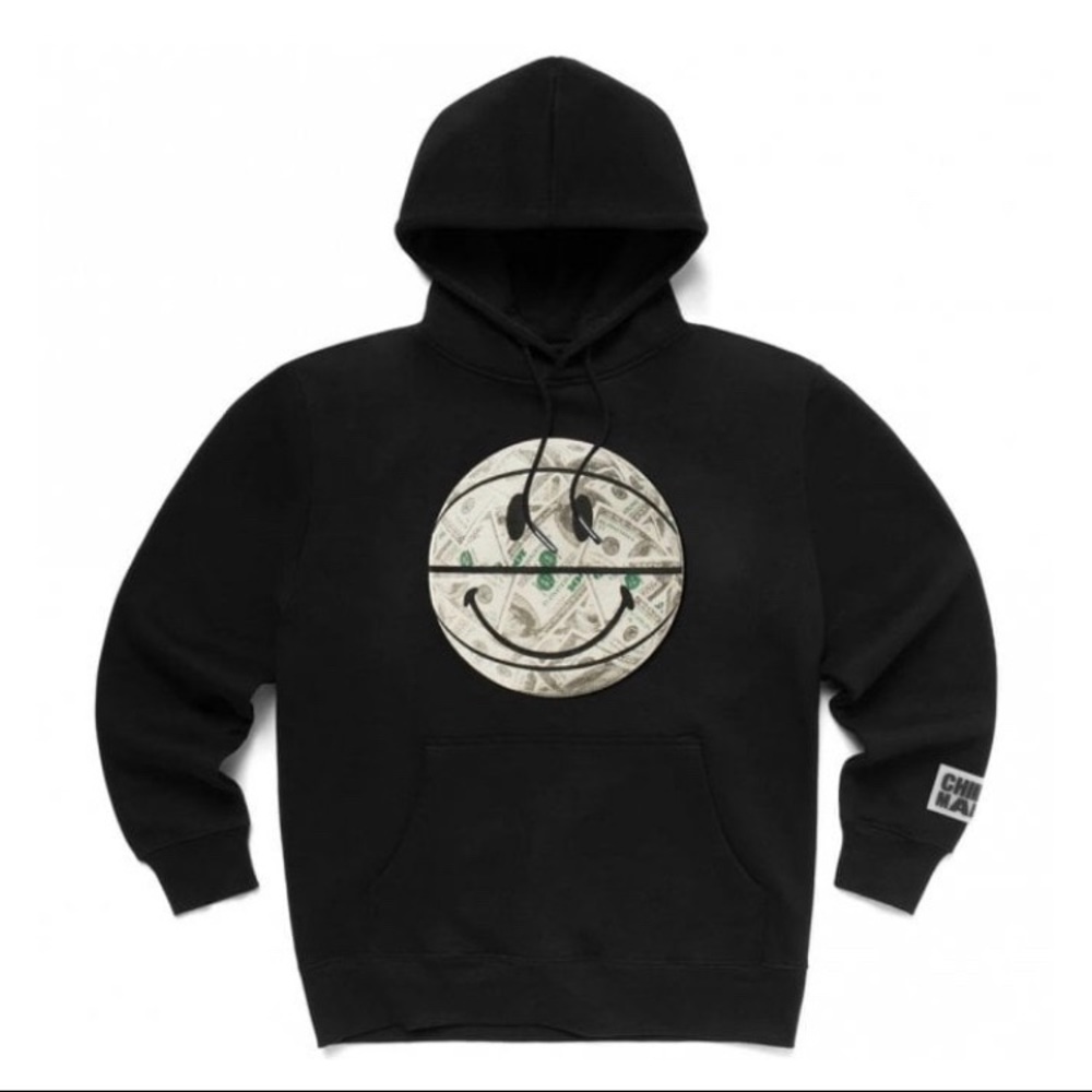 Chinatown Market smiley face money ball hoodie sz xl.  Good condition.